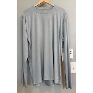 Free Fly Mens Bamboo Shade Long Sleeve Shirt Heather Aspen Grey XXL UPF 50+